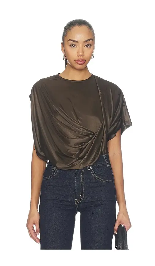AGOLDE Milena Twist Tee