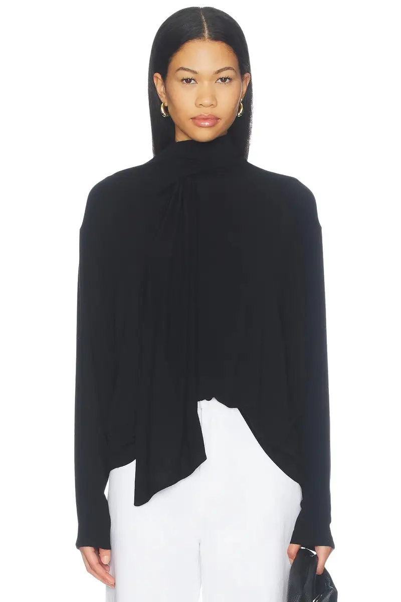 Renata Scarf Neck Top Renata Scarf Neck Top