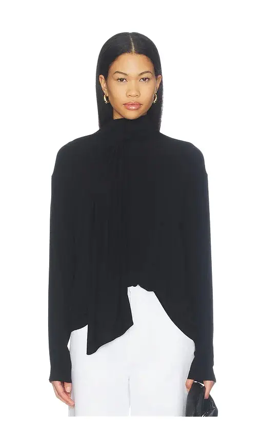 AGOLDE Renata Scarf Neck Top