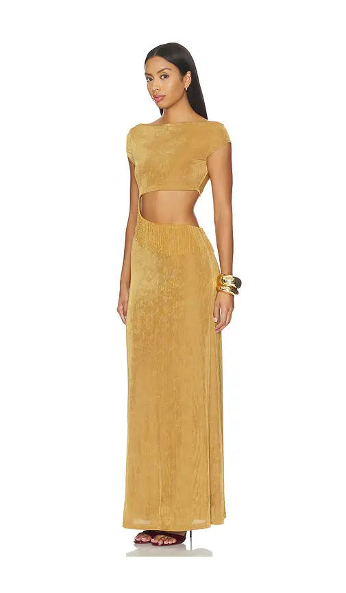 Runaway The Label Mayla Boat Neck Maxi Dress | Thumbnail 2