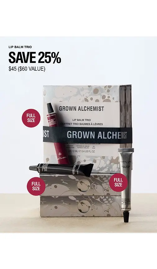 Grown Alchemist Lip Balm Trio | Thumbnail 2 Grown Alchemist Lip Balm Trio | Thumbnail 2