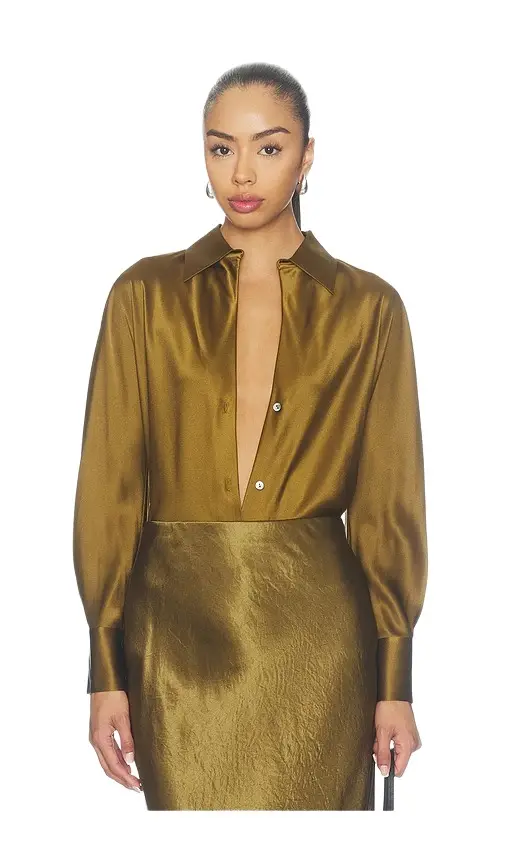 Bias Longsleeve Blouse