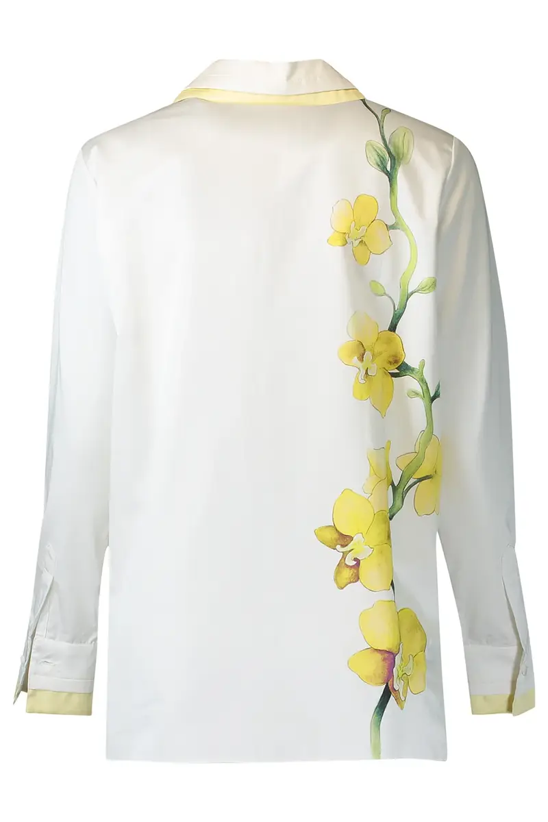 RANI ARABELLA Classic Double Collar Shirt - Butterfly Orchid | Thumbnail 3