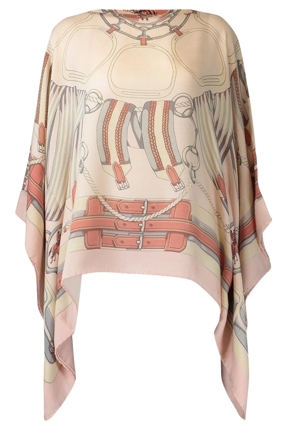 RANI ARABELLA Floral Print Poncho - Stirrups