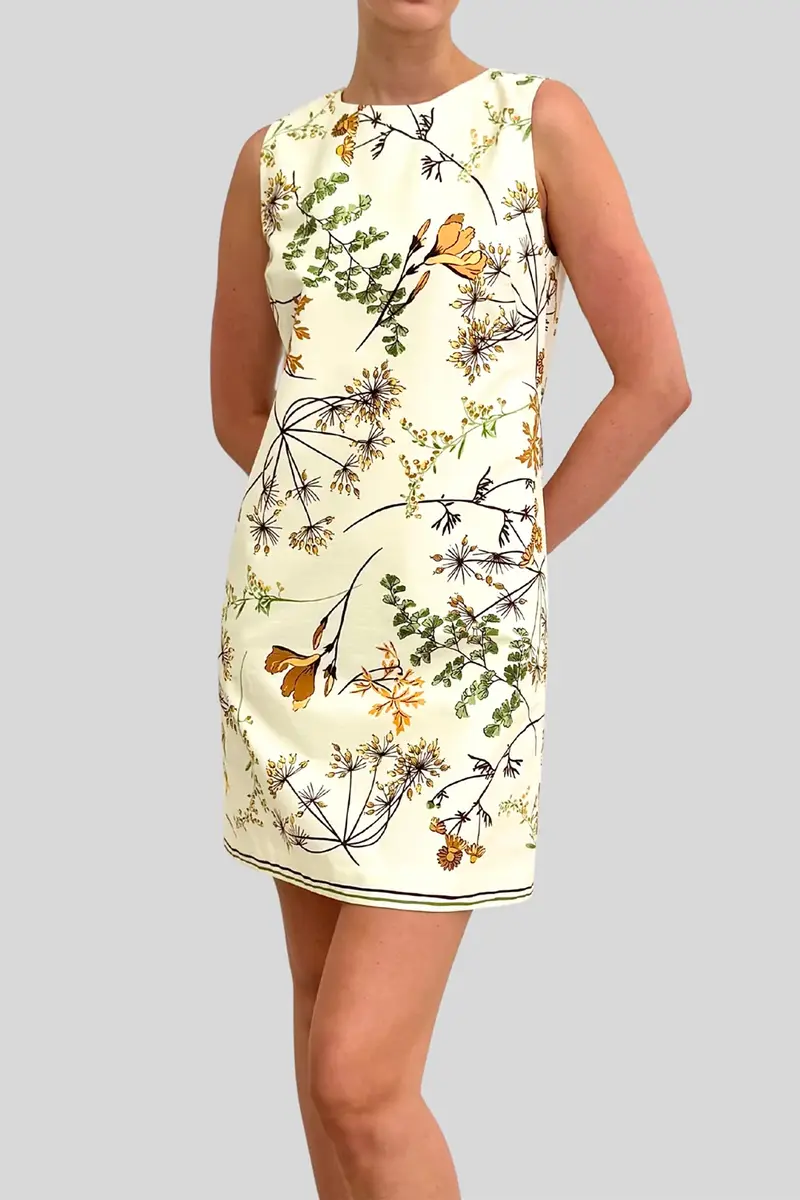 RANI ARABELLA Floral Sleeveless Dress - Margarita Ivory | Thumbnail 2 RANI ARABELLA Floral Sleeveless Dress - Margarita Ivory | Thumbnail 2