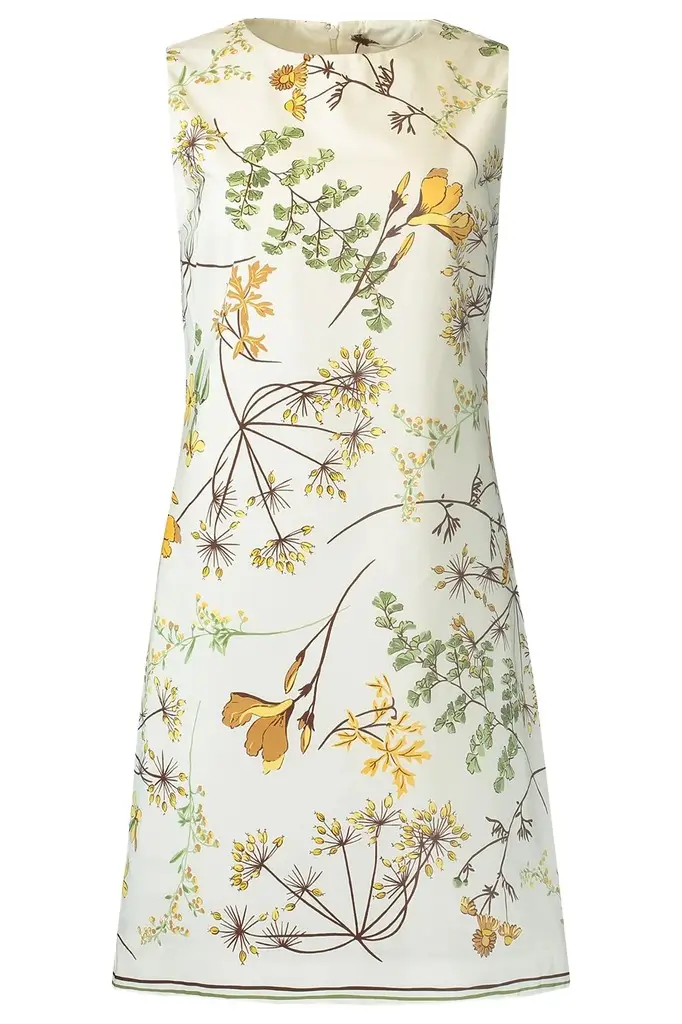 Floral Sleeveless Dress - Margarita Ivory Floral Sleeveless Dress - Margarita Ivory