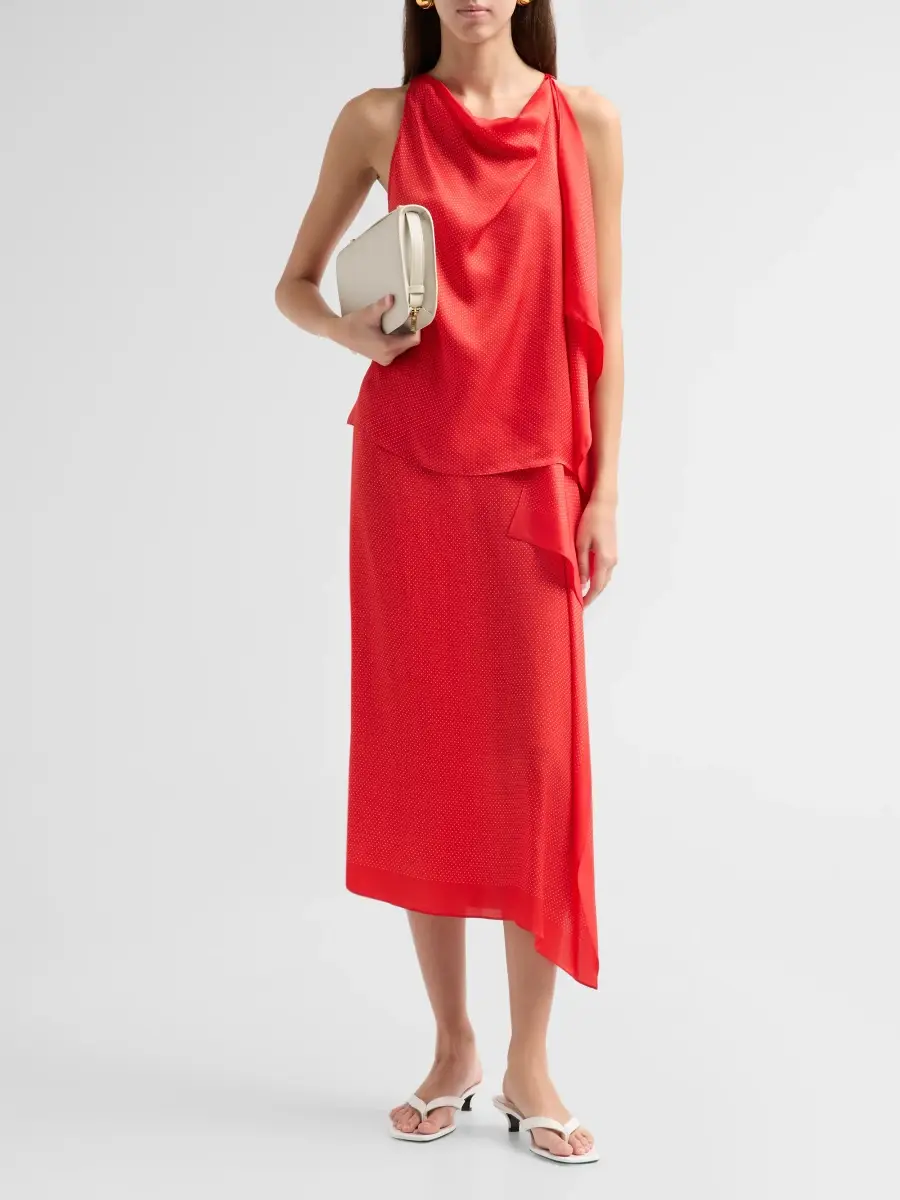A.L.C. A. L.C. Women's Seraphina Pin Dot Ruffled Midi Skirt | Thumbnail 2 A.L.C. A. L.C. Women's Seraphina Pin Dot Ruffled Midi Skirt | Thumbnail 2