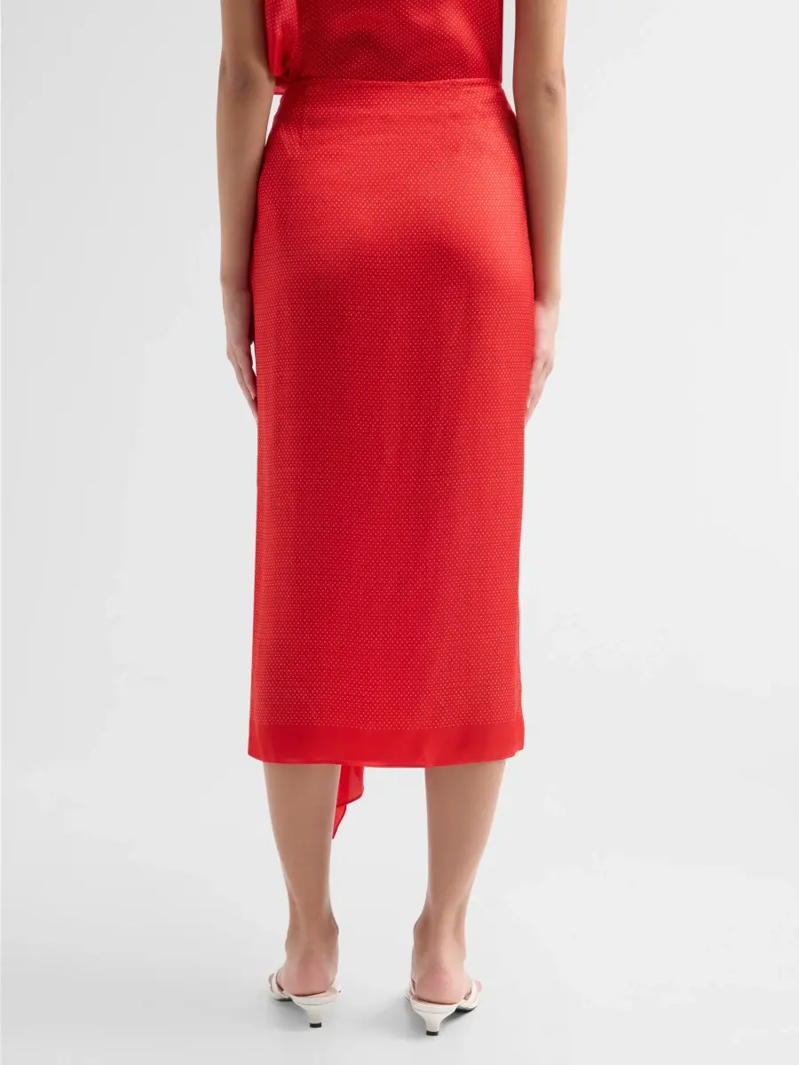 A.L.C. A. L.C. Women's Seraphina Pin Dot Ruffled Midi Skirt | Thumbnail 3 A.L.C. A. L.C. Women's Seraphina Pin Dot Ruffled Midi Skirt | Thumbnail 3