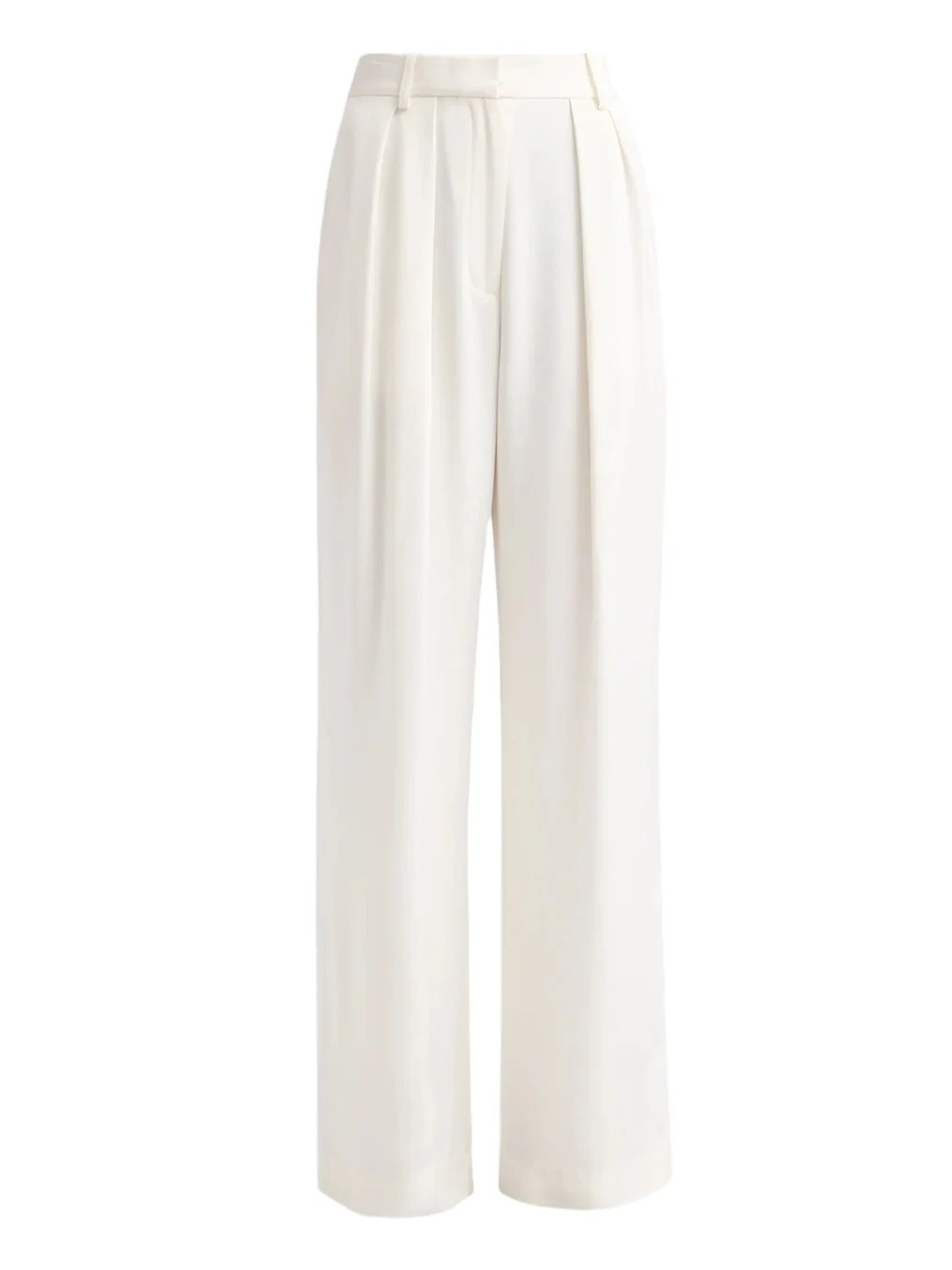 Adam Lippes Women's Dylan Silk Pleated Wide-Leg Pants