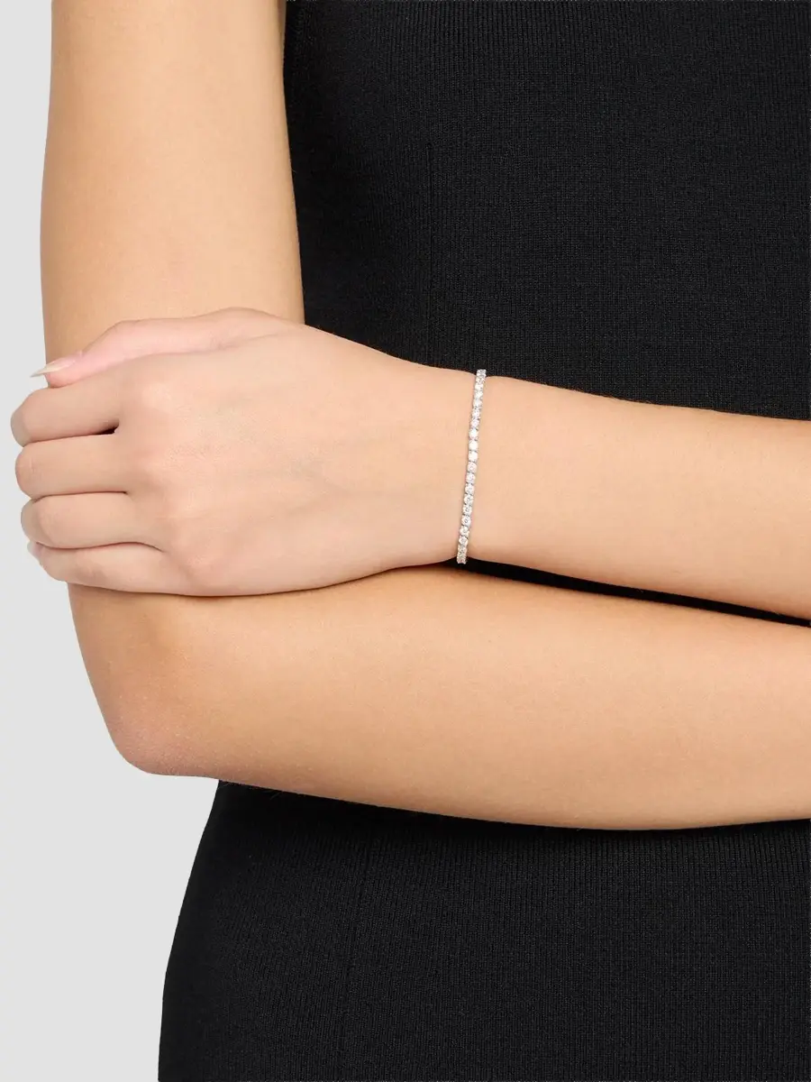 Diamonds at Saks Fifth Avenue Women's 18K White Gold & 3.62 TCW Diamond Tennis Bracelet | Thumbnail 2 Diamonds at Saks Fifth Avenue Women's 18K White Gold & 3.62 TCW Diamond Tennis Bracelet | Thumbnail 2