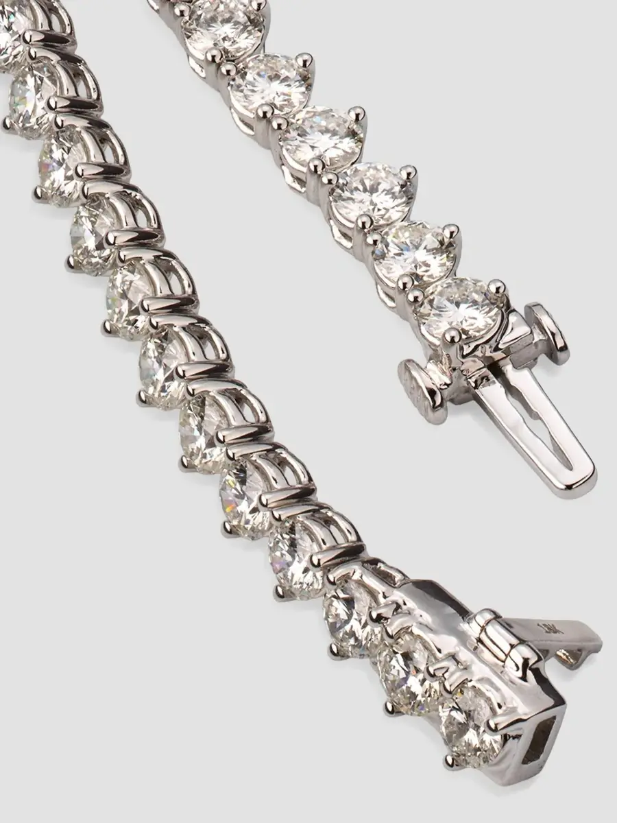 Diamonds at Saks Fifth Avenue Women's 18K White Gold & 18.46 TCW Diamond Tennis Necklace | Thumbnail 4 Diamonds at Saks Fifth Avenue Women's 18K White Gold & 18.46 TCW Diamond Tennis Necklace | Thumbnail 4