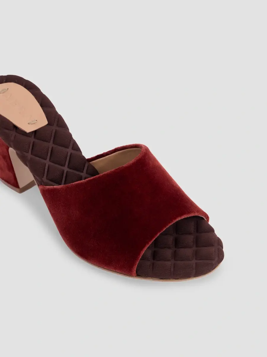 Aera Women's Giulia 70MM Velvet Mules | Thumbnail 3