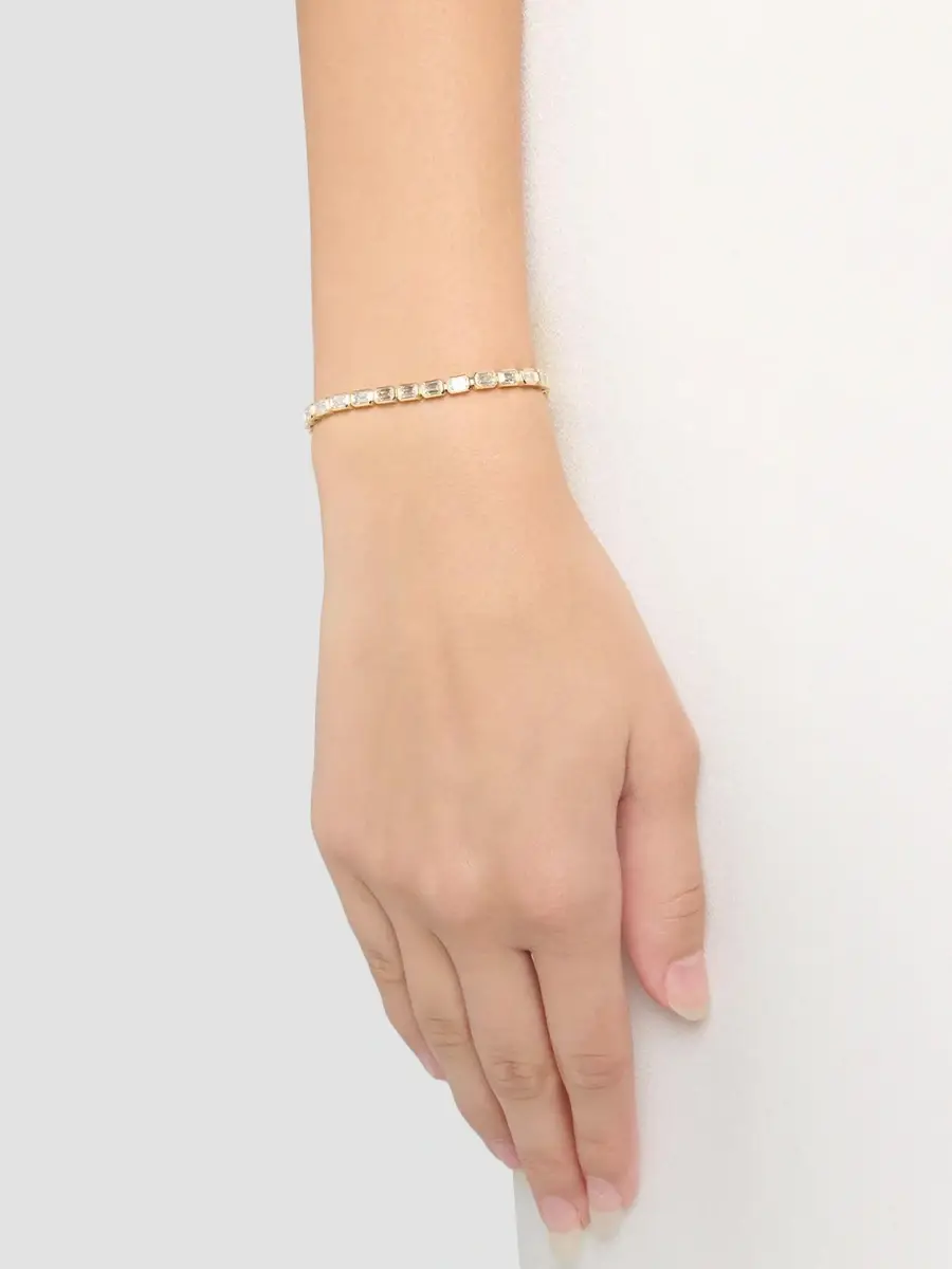 Diamonds at Saks Fifth Avenue Women's 18K Yellow Gold & 6.86 TCW Diamond Tennis Bracelet | Thumbnail 2 Diamonds at Saks Fifth Avenue Women's 18K Yellow Gold & 6.86 TCW Diamond Tennis Bracelet | Thumbnail 2