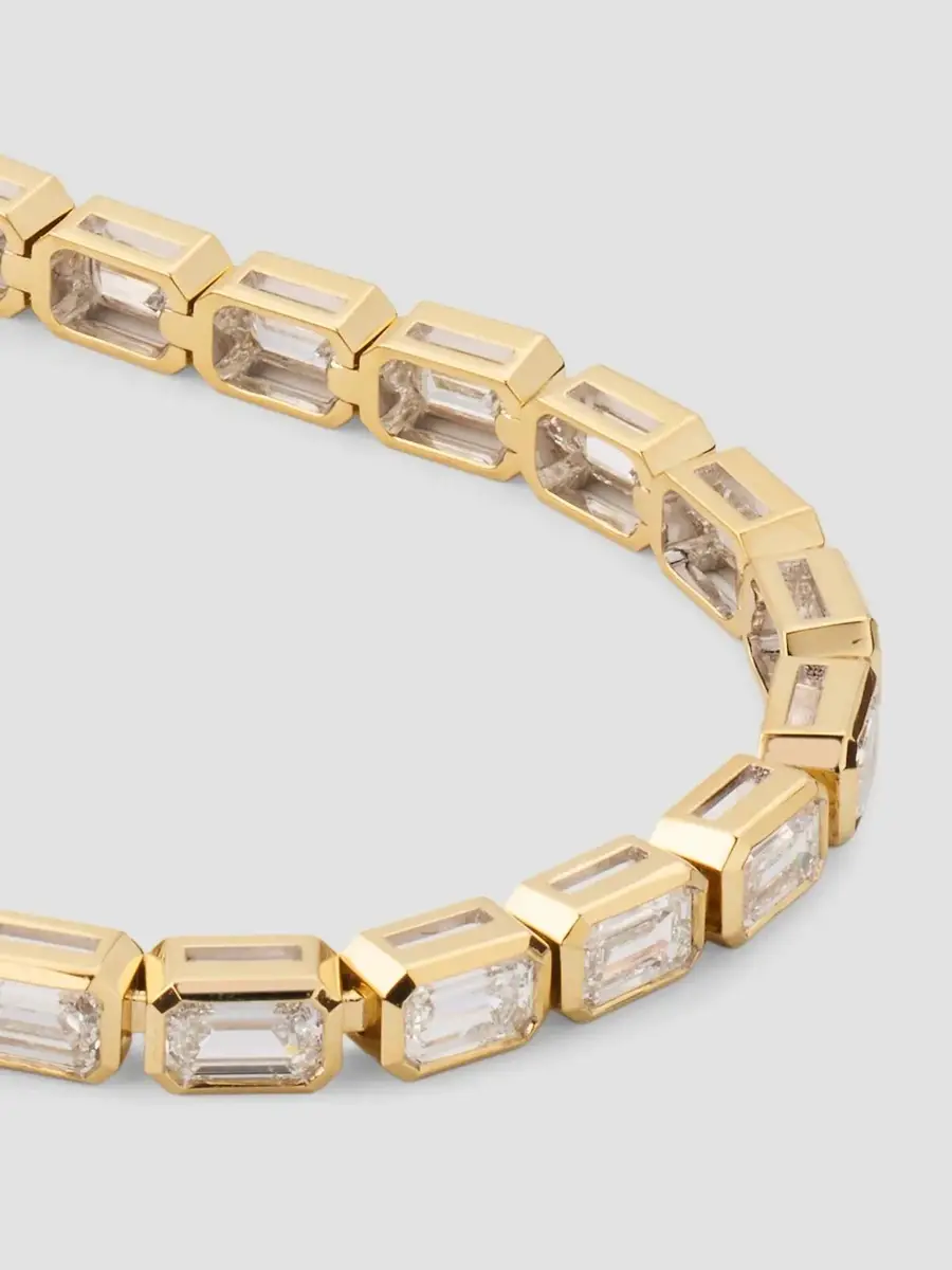 Diamonds at Saks Fifth Avenue Women's 18K Yellow Gold & 6.86 TCW Diamond Tennis Bracelet | Thumbnail 3 Diamonds at Saks Fifth Avenue Women's 18K Yellow Gold & 6.86 TCW Diamond Tennis Bracelet | Thumbnail 3