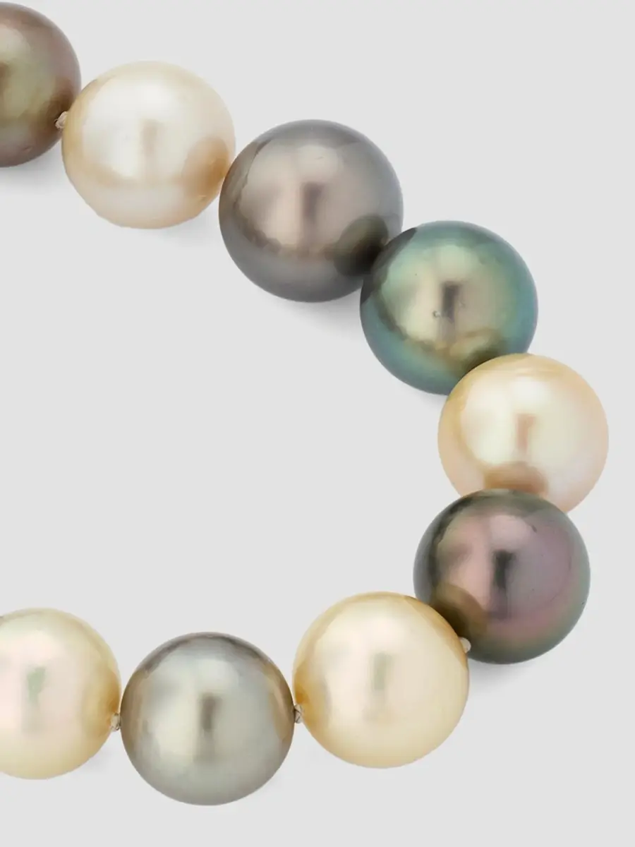 Belpearl Women's 18K White Gold, Tahitian & South Sea Pearl Necklace | Thumbnail 3 Belpearl Women's 18K White Gold, Tahitian & South Sea Pearl Necklace | Thumbnail 3