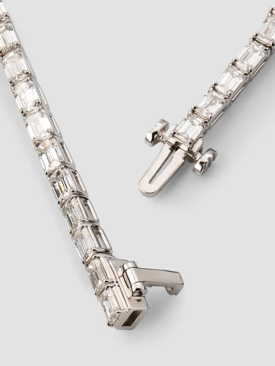 Diamonds at Saks Fifth Avenue Women's 18K White Gold & 12.06 TCW Diamond Tennis Necklace | Thumbnail 4 Diamonds at Saks Fifth Avenue Women's 18K White Gold & 12.06 TCW Diamond Tennis Necklace | Thumbnail 4
