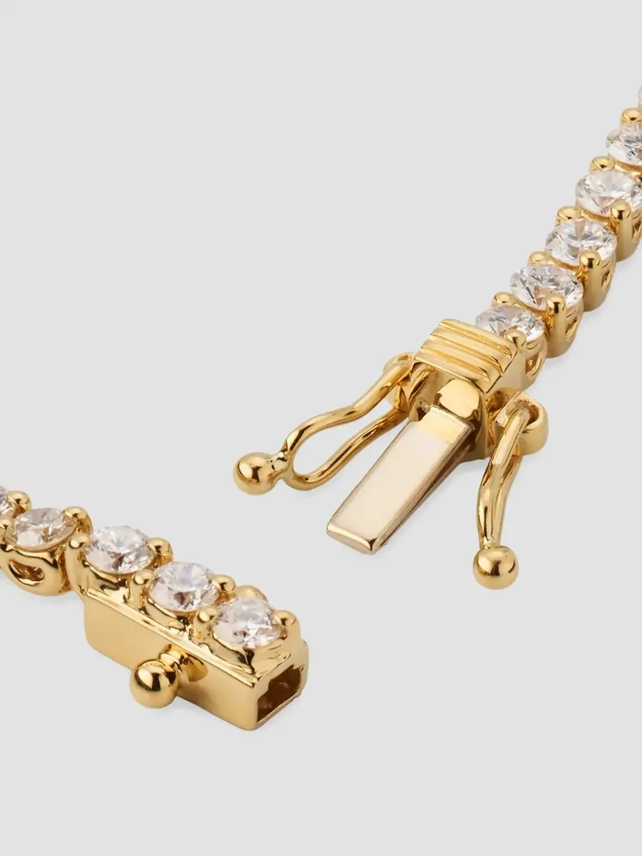 Diamonds at Saks Fifth Avenue Women's 18K Yellow Gold & 3.36 TCW Diamond Tennis Bracelet | Thumbnail 4 Diamonds at Saks Fifth Avenue Women's 18K Yellow Gold & 3.36 TCW Diamond Tennis Bracelet | Thumbnail 4