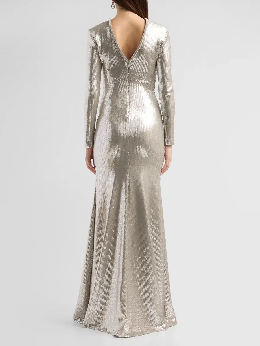 Atelier Prabal Gurung Women's First Light Sequined Gown | Thumbnail 3
