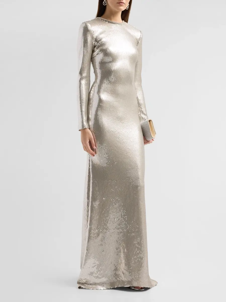 Atelier Prabal Gurung Women's First Light Sequined Gown | Thumbnail 4