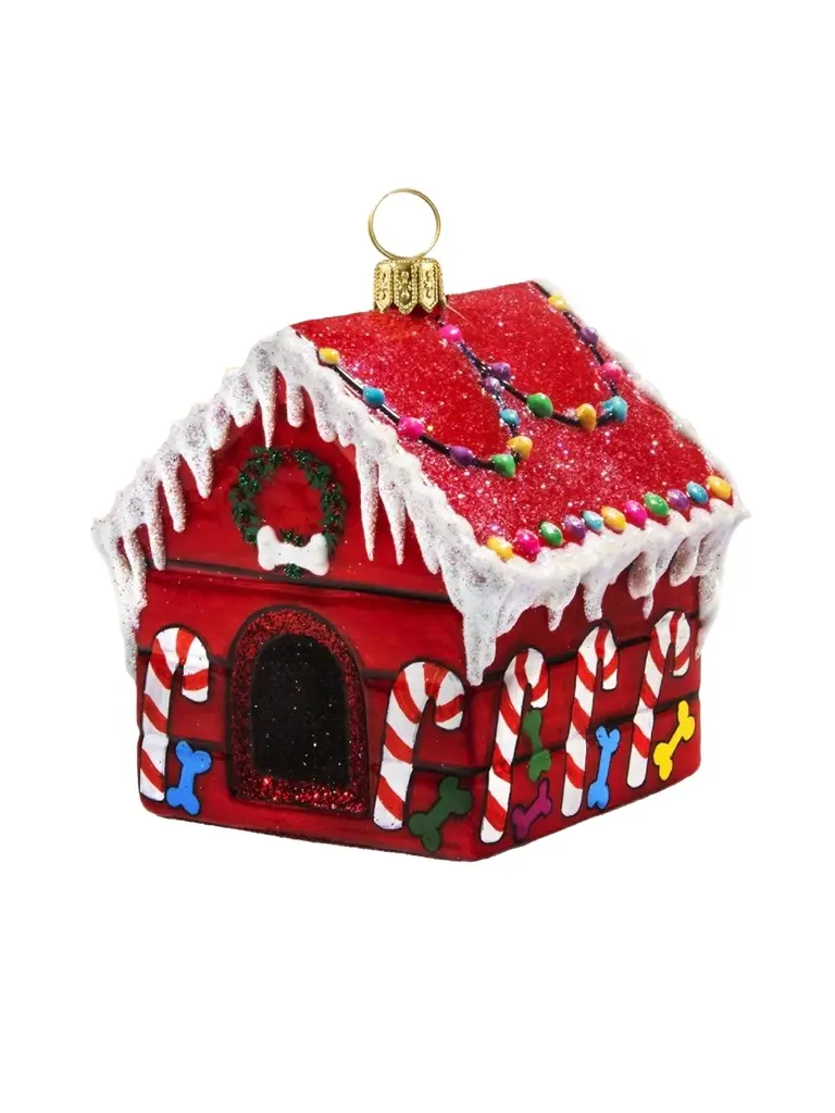 Joy To The World Diva Dogs Sweet Treats Dog House Ornament