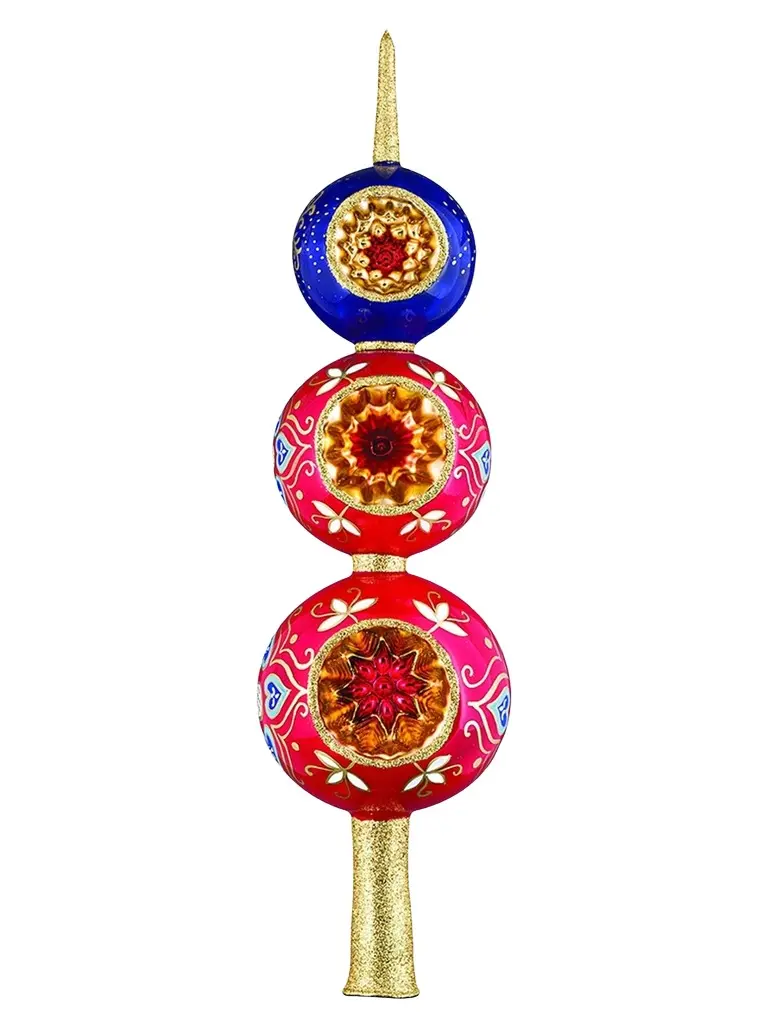 Joy To The World Glitterazzi Vilna Finial Ornament