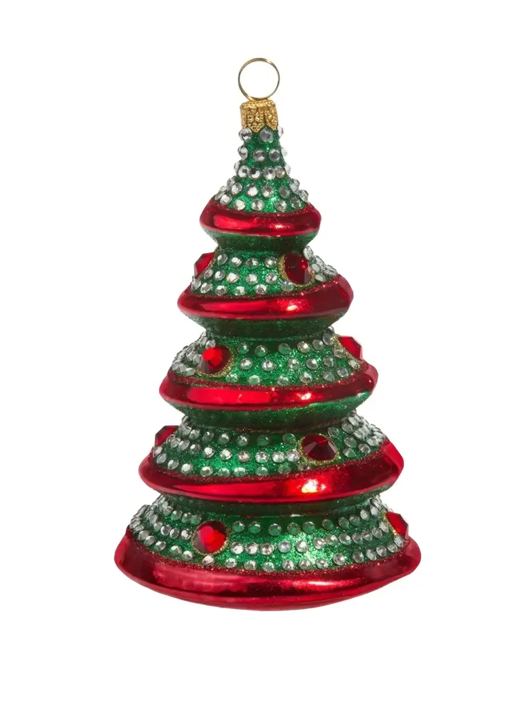 Joy To The World Glitterazzi Crystal Tree Ornament