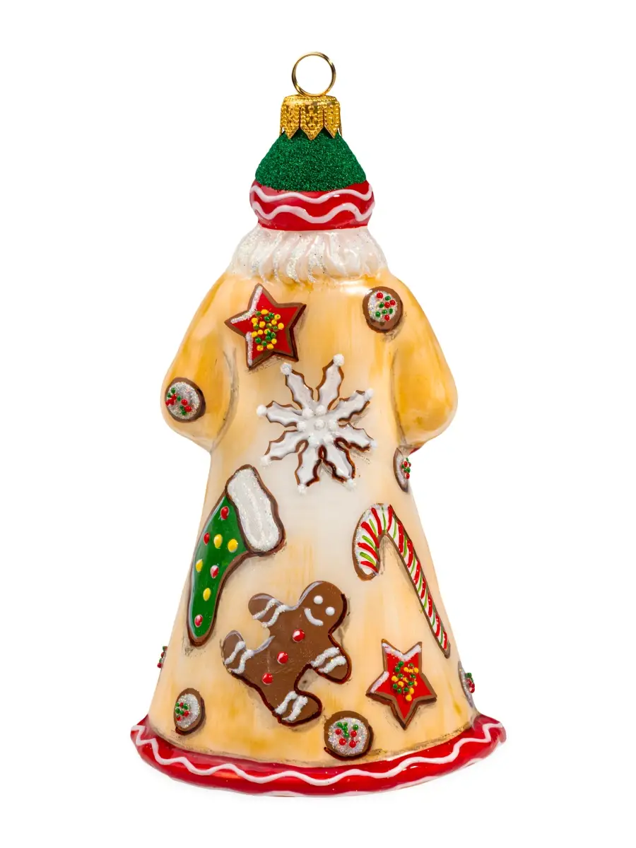 Joy To The World Glitterazzi Christmas Cookie Baker Santa Ornament | Thumbnail 2 Joy To The World Glitterazzi Christmas Cookie Baker Santa Ornament | Thumbnail 2