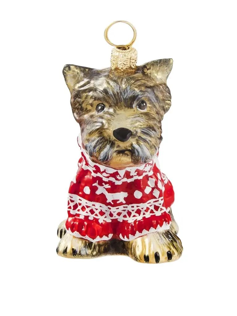 Joy To The World Diva Dogs Yorkshire Terrier Ornament