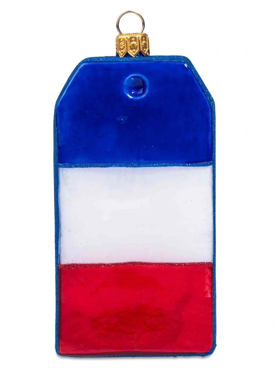 Joy To The World Unisex JTW Paris Luggage Tag Ornament | Thumbnail 2 Joy To The World Unisex JTW Paris Luggage Tag Ornament | Thumbnail 2