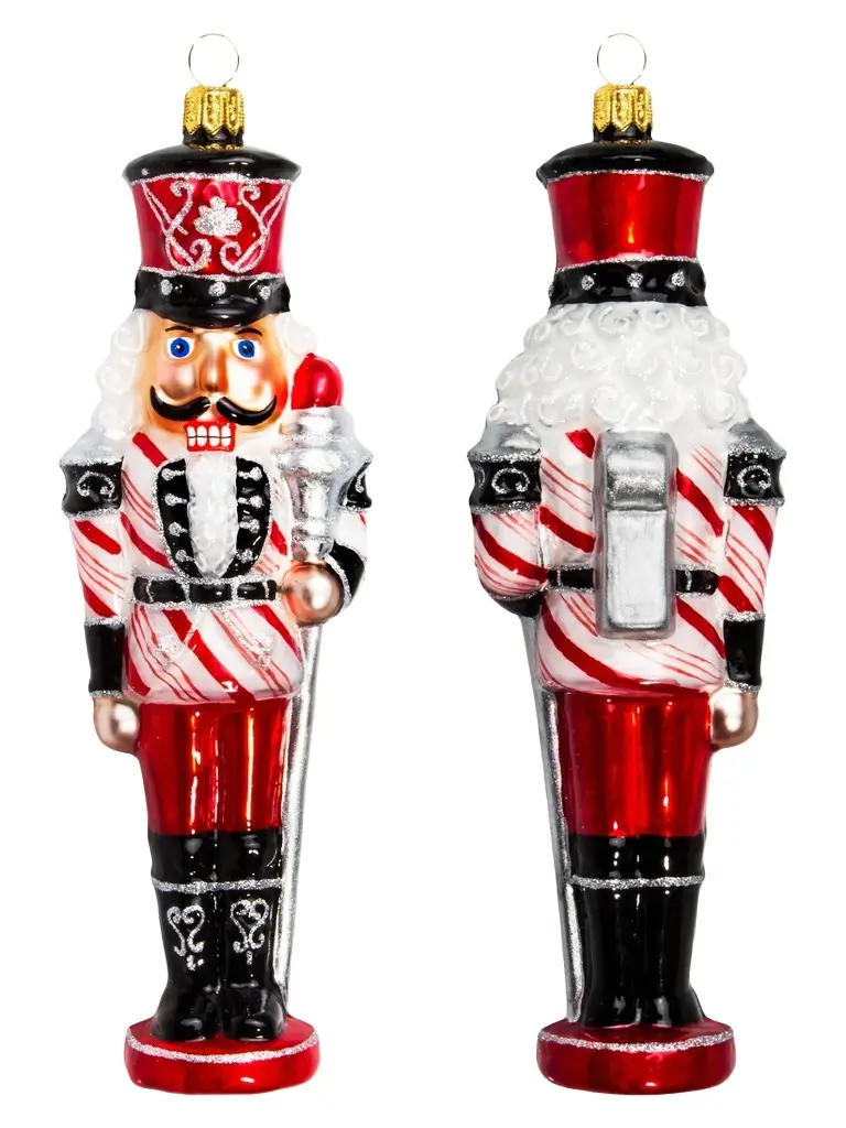 Joy To The World Peppermint Twist Nutcracker