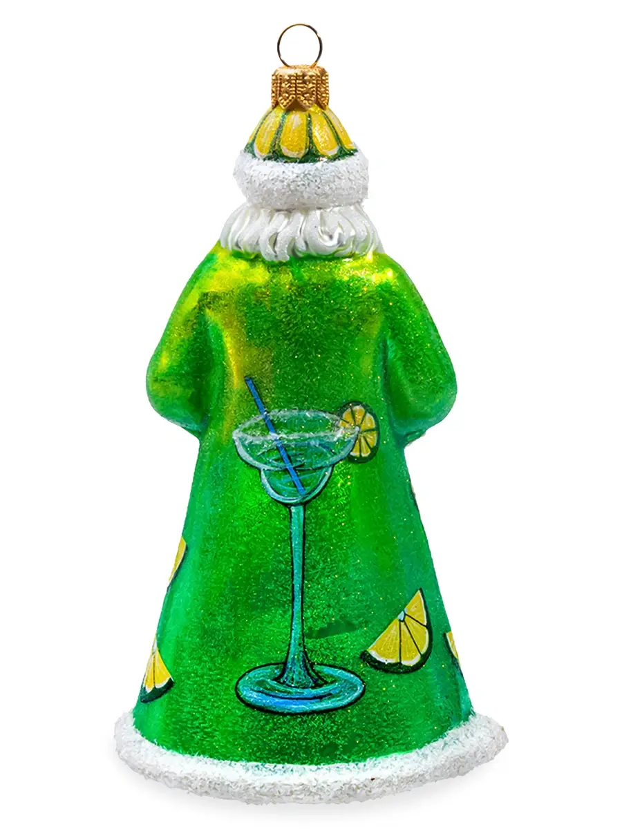 Joy To The World Glitterazzi Margarita Santa Ornament | Thumbnail 2 Joy To The World Glitterazzi Margarita Santa Ornament | Thumbnail 2