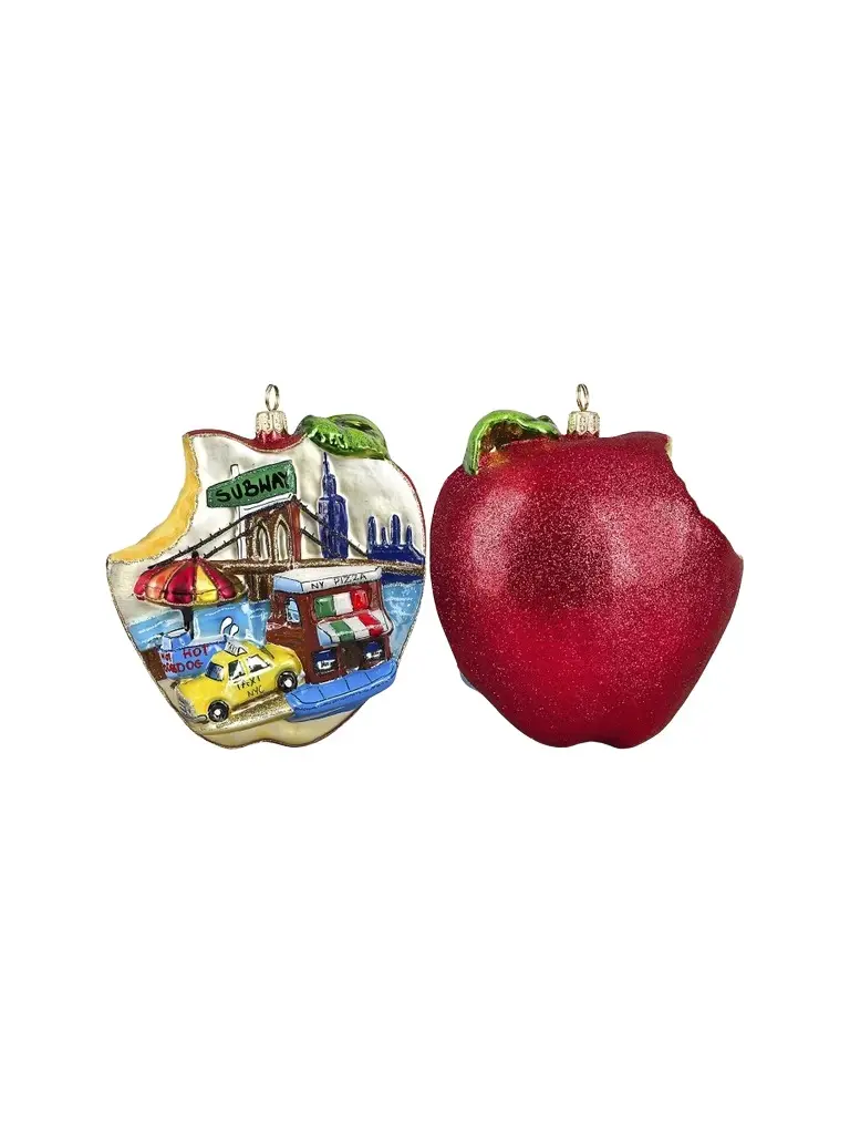 Joy To The World "Bite Out of Big Apple" Ornament