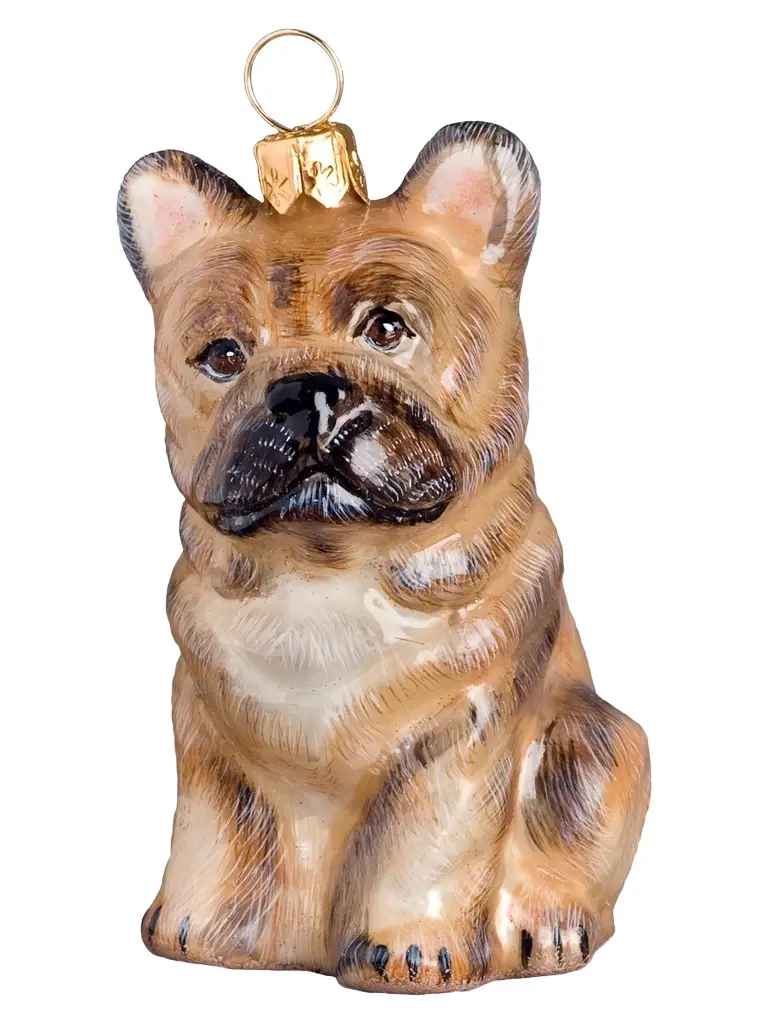 Joy To The World Pet Set French Bulldog Ornament