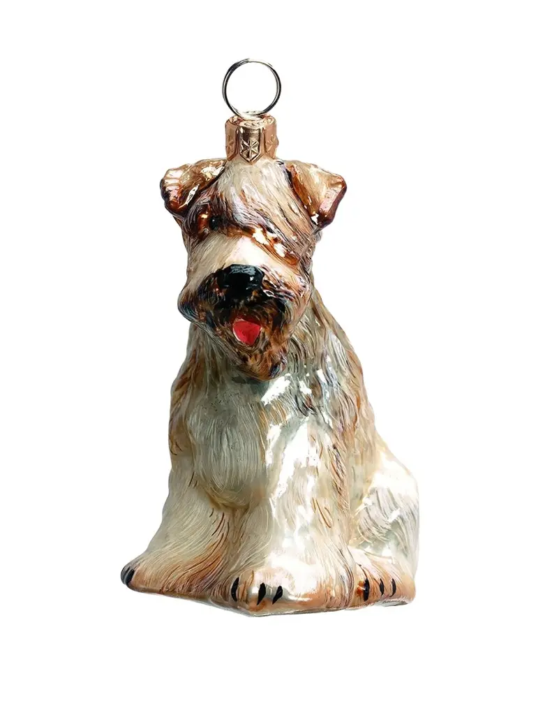 Joy To The World Pet Set Wheaten Terrier Ornament