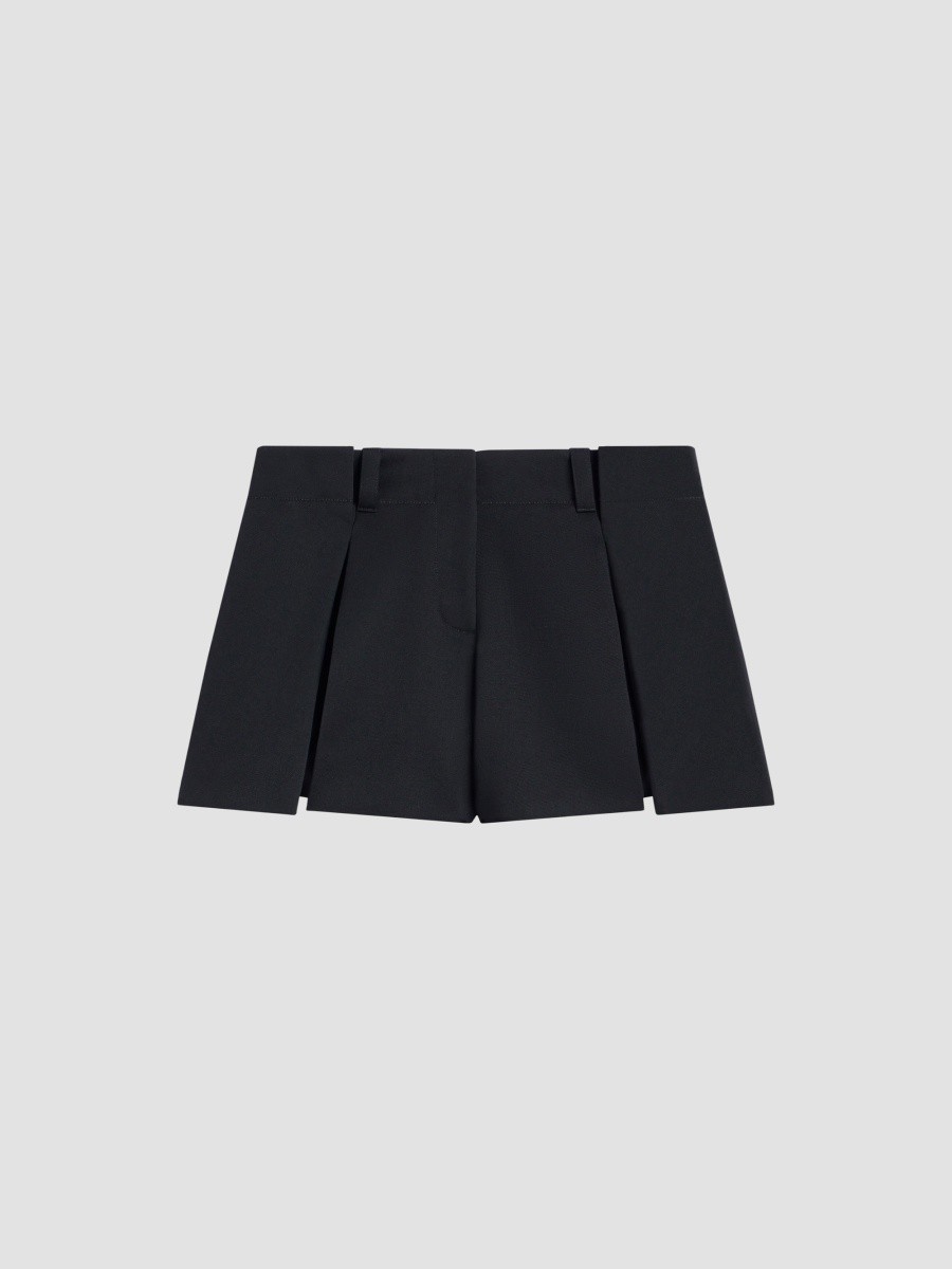 Givenchy Women's Pinch Shorts in Wool - Black