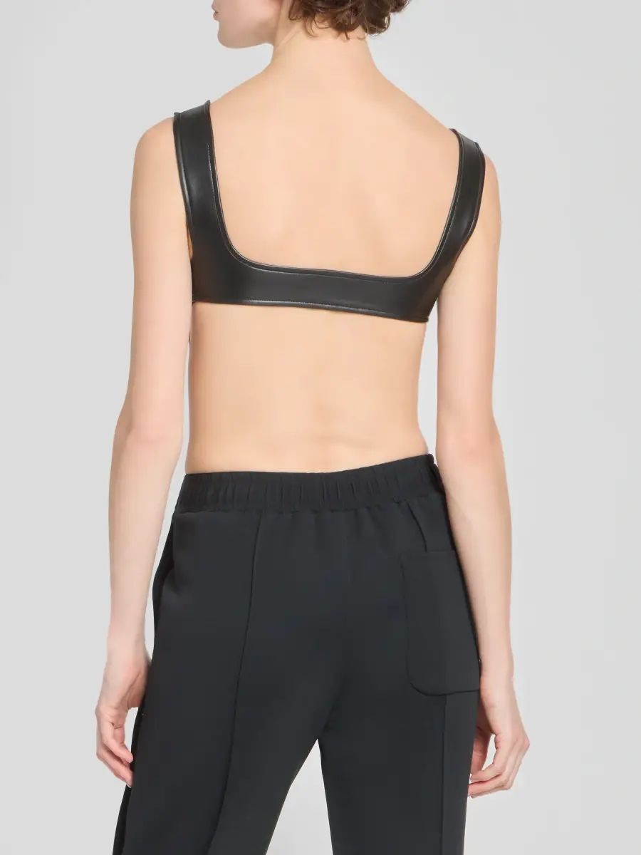 Courrèges Women's Faux-Leather Cut-Out Bodysuit | Thumbnail 3 Courrèges Women's Faux-Leather Cut-Out Bodysuit | Thumbnail 3