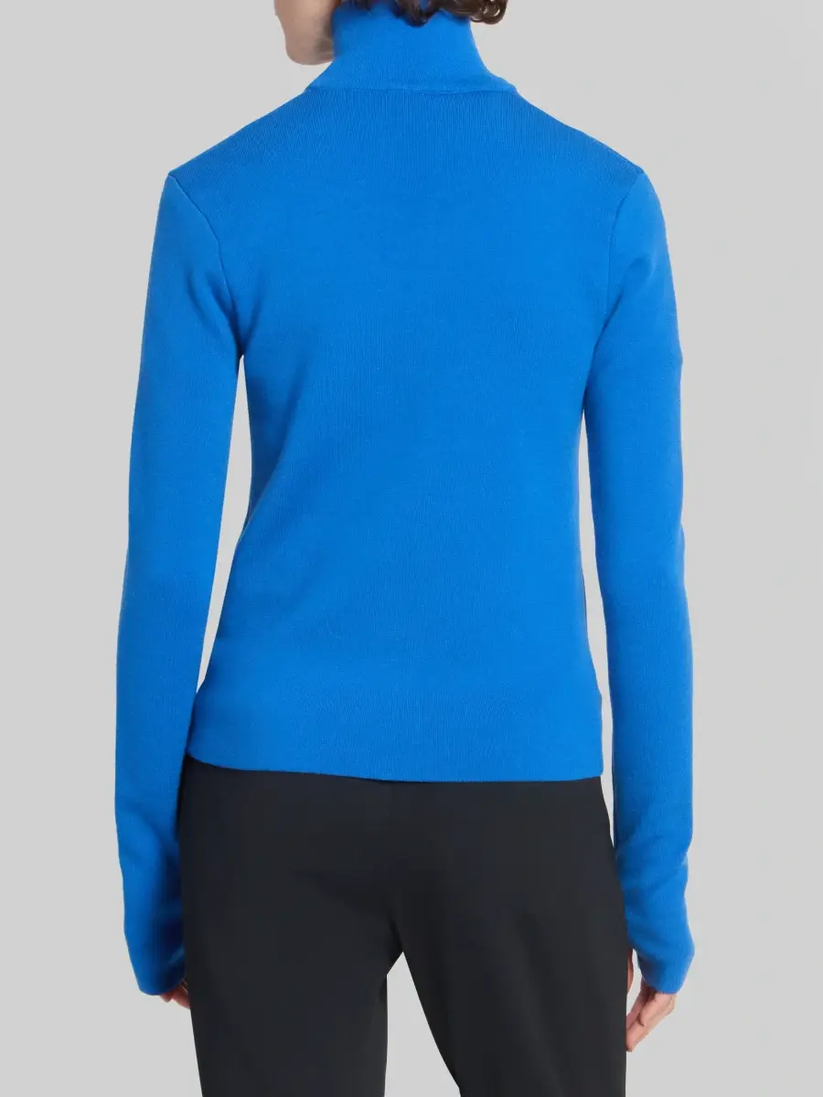 Courrèges Women's Merino Wool Zip-Front Cardigan | Thumbnail 3 Courrèges Women's Merino Wool Zip-Front Cardigan | Thumbnail 3