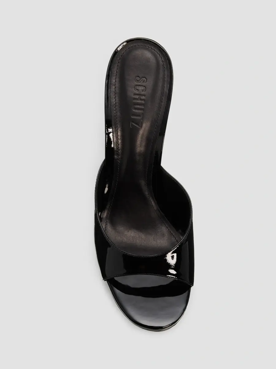 Schutz Women's Sally 100MM Patent Leather Sandals | Thumbnail 6 Schutz Women's Sally 100MM Patent Leather Sandals | Thumbnail 6