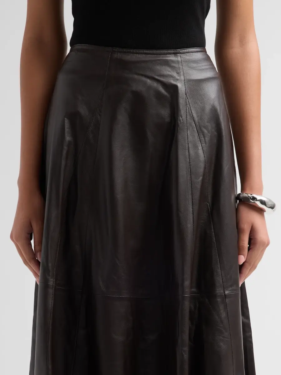 ARMA Women's Eleni Leather Midi Skirt | Thumbnail 5 ARMA Women's Eleni Leather Midi Skirt | Thumbnail 5