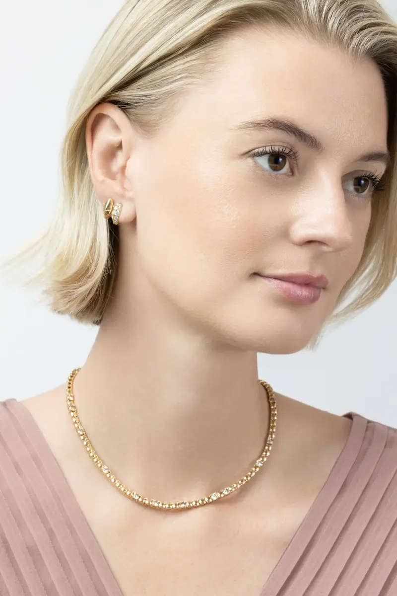 Melissa Kaye Diamond Millie Huggie Hoop Earrings | Thumbnail 4 Melissa Kaye Diamond Millie Huggie Hoop Earrings | Thumbnail 4