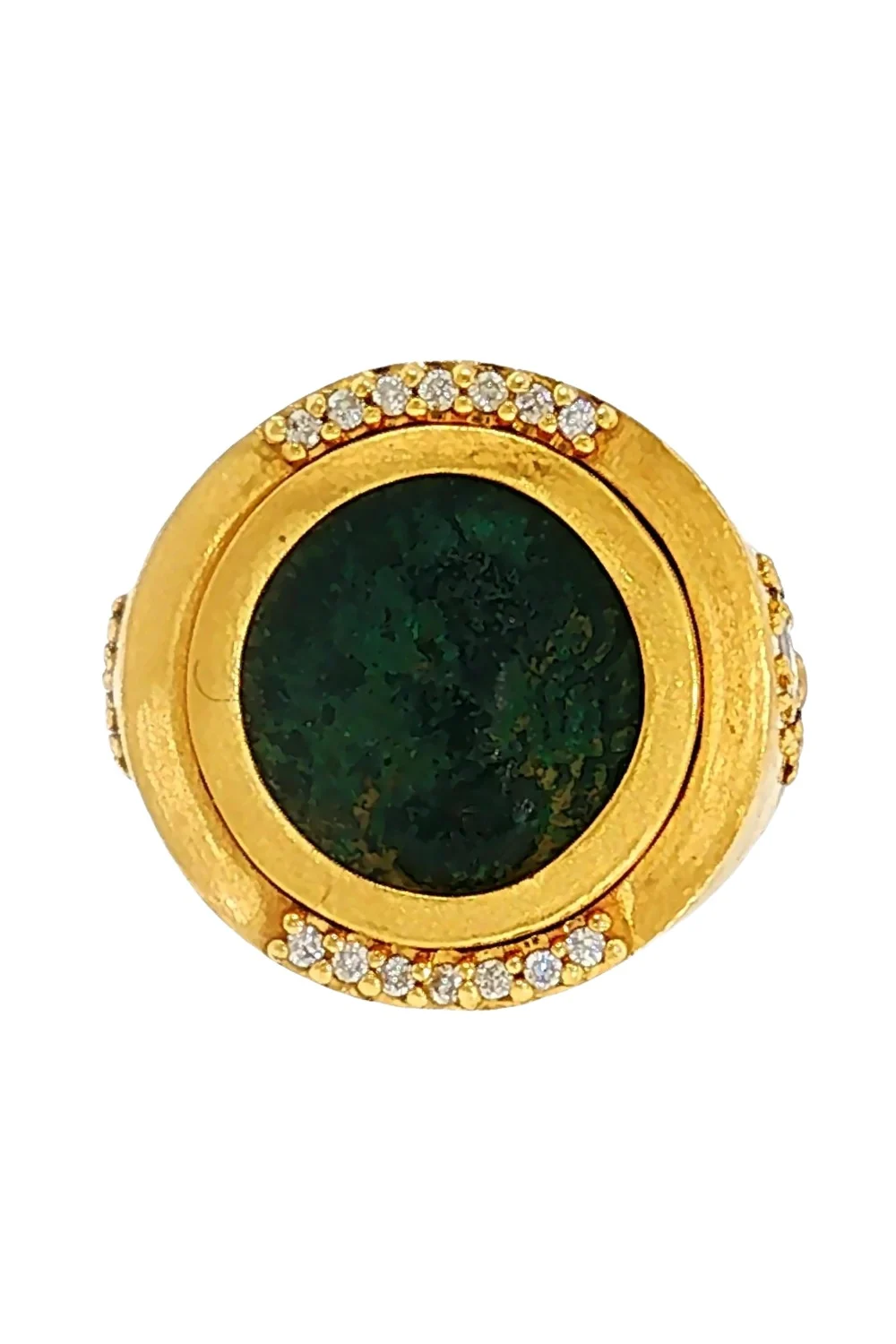 Diamond Antiquity Kushan Coin Ring Diamond Antiquity Kushan Coin Ring
