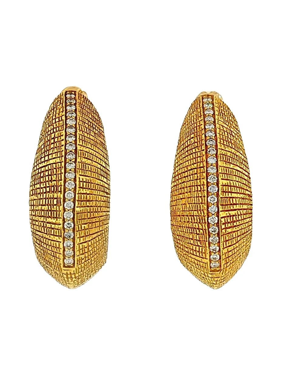 Diamond Eternity Classic Hoop Earrings Diamond Eternity Classic Hoop Earrings