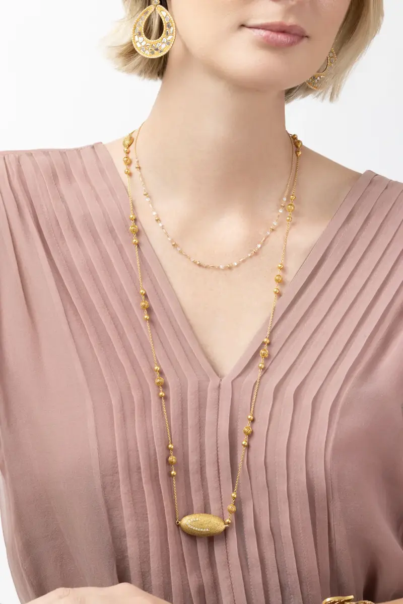 Coomi Diamond Eternity Single Charm Necklace | Thumbnail 4 Coomi Diamond Eternity Single Charm Necklace | Thumbnail 4