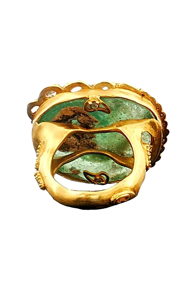 Coomi Diamond Roman Glass Antiquity Ring | Thumbnail 6 Coomi Diamond Roman Glass Antiquity Ring | Thumbnail 6