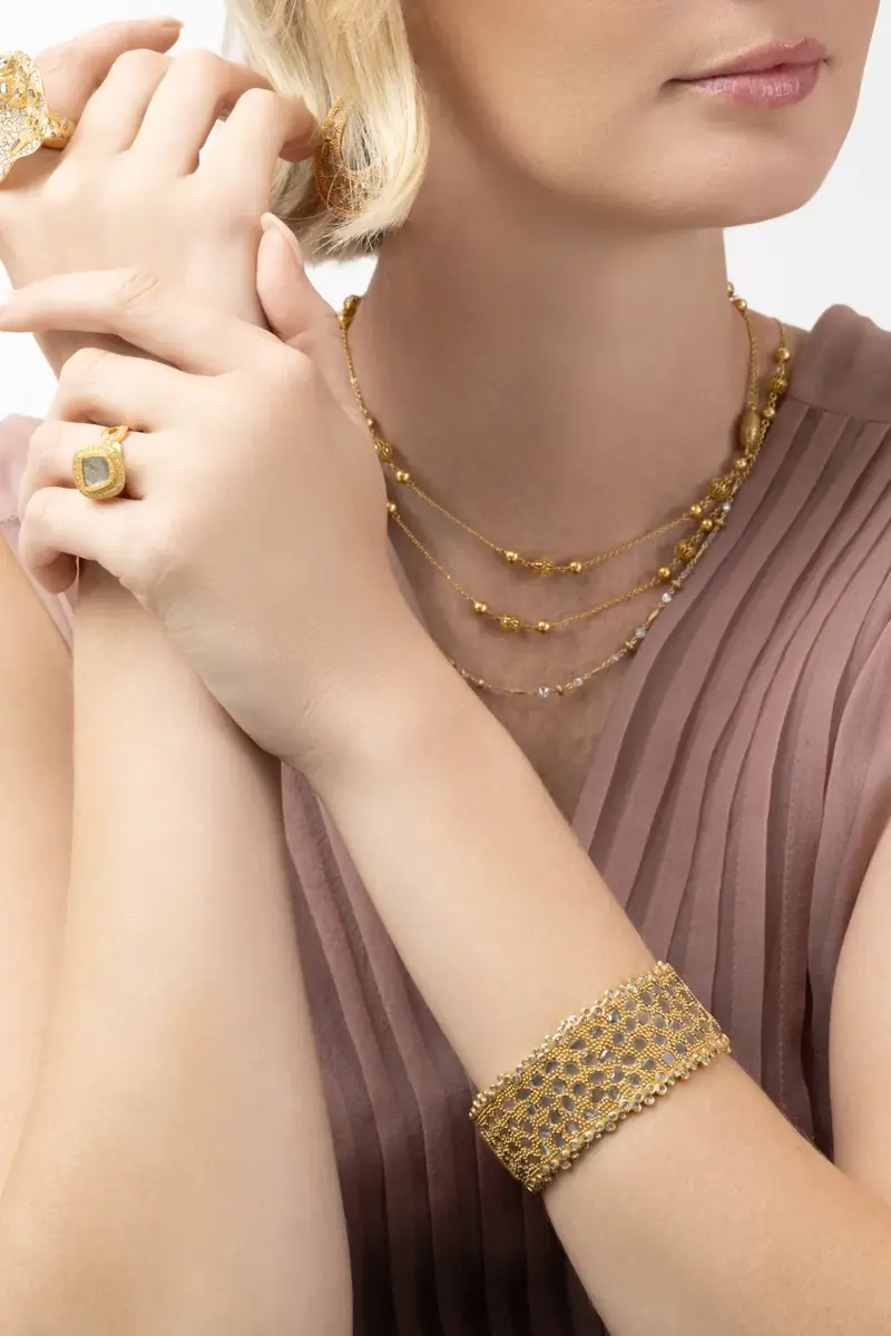 Coomi Diamond Rose Eternity Bracelet | Thumbnail 4 Coomi Diamond Rose Eternity Bracelet | Thumbnail 4