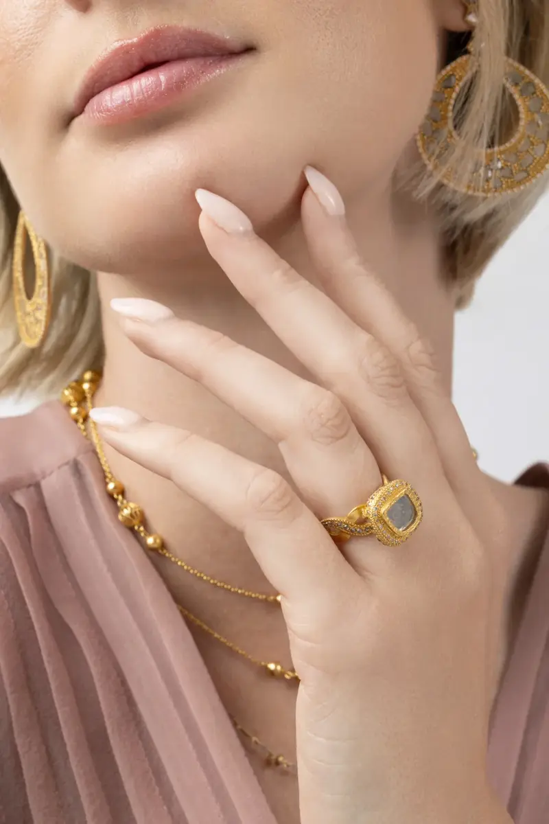 Coomi Diamond Square Luminosity Ring | Thumbnail 3 Coomi Diamond Square Luminosity Ring | Thumbnail 3