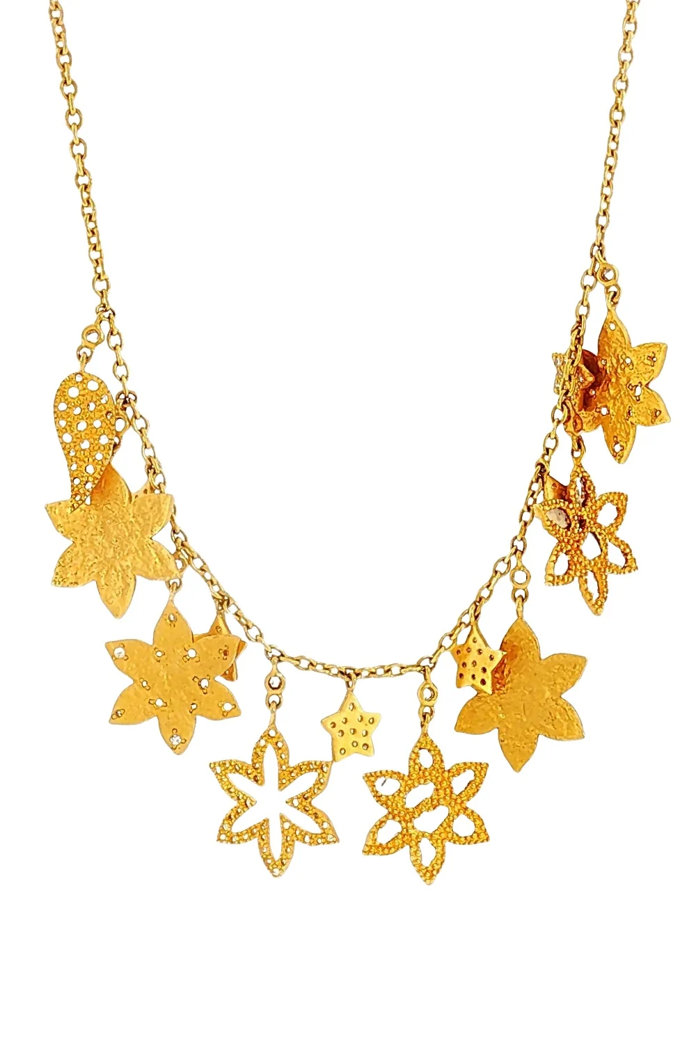 Diamond Vitality Star Paisley Necklace