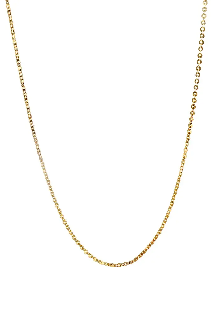 Flat Round Chain Necklace Flat Round Chain Necklace