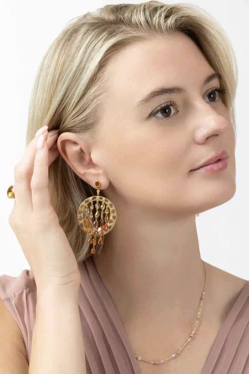 Coomi Sapphire Affinity Dangle Earrings | Thumbnail 2 Coomi Sapphire Affinity Dangle Earrings | Thumbnail 2