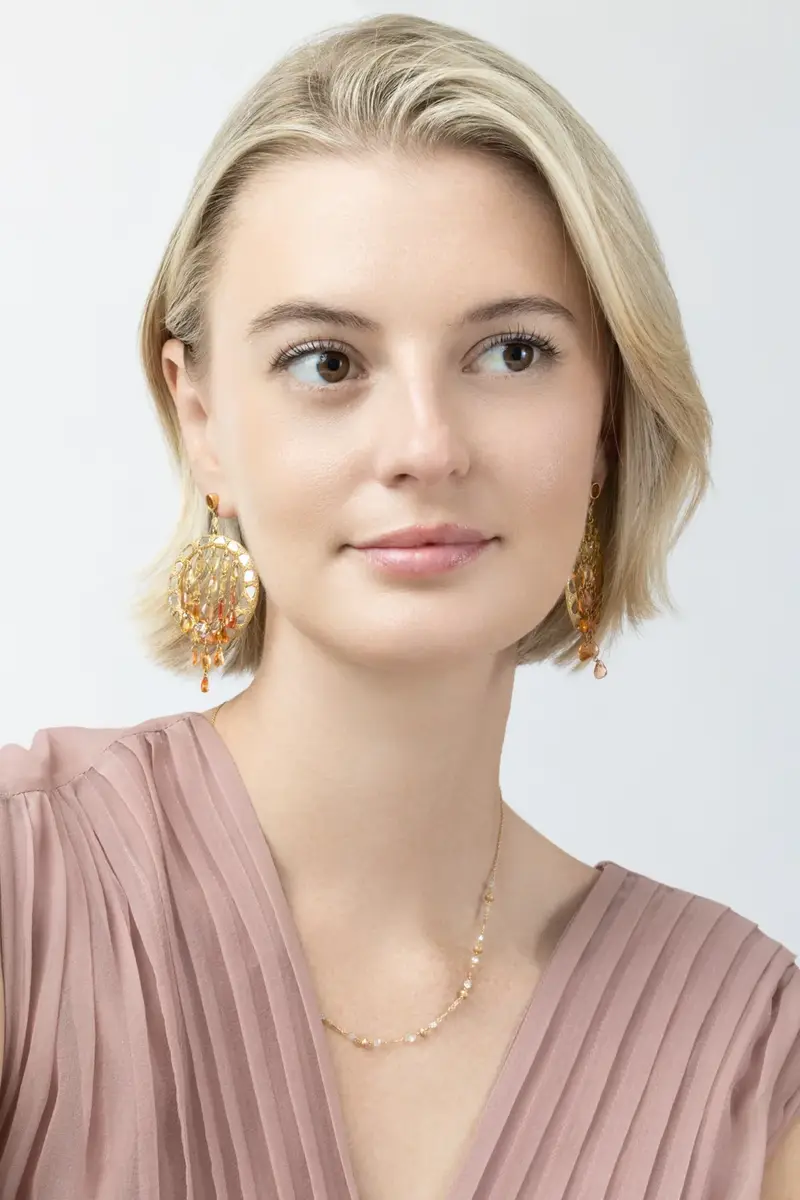 Coomi Sapphire Affinity Dangle Earrings | Thumbnail 3 Coomi Sapphire Affinity Dangle Earrings | Thumbnail 3